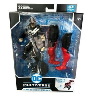 McFarlane Toys DC Multiverse Blackest Night Black Lantern Superman‎ 7" Figure